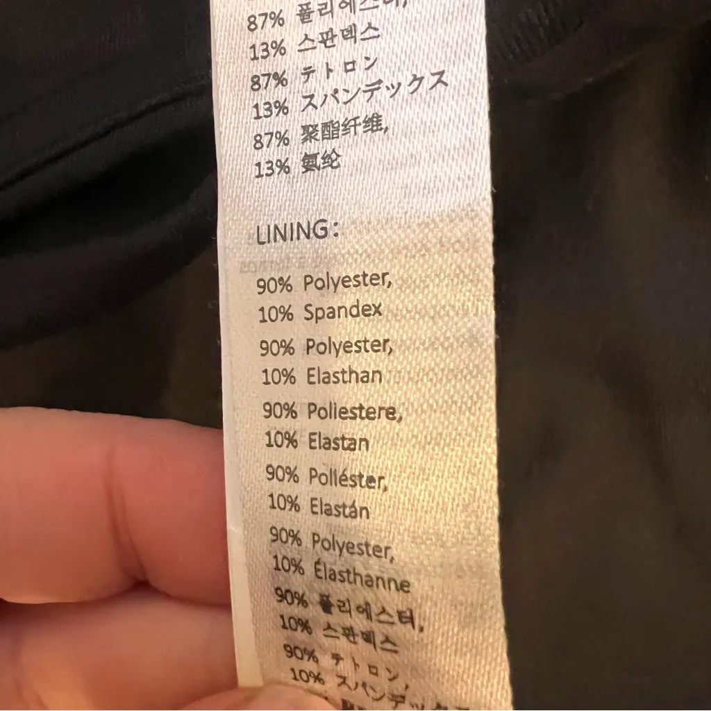 Elegant Black Boot Cut Pants Size M - Image 4