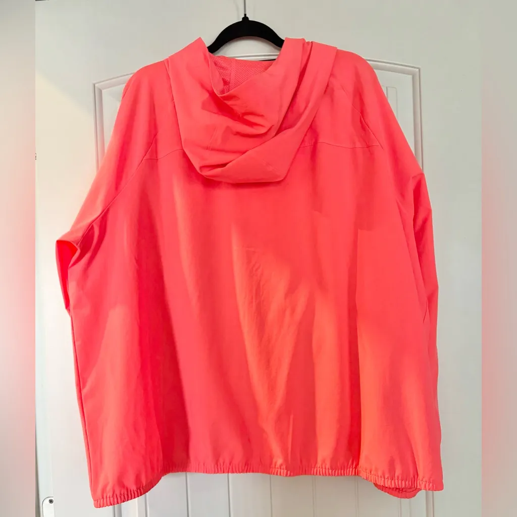 Under Armour Women’s Full Zip Hood Brilliance Jacket Neon Pink Sz 2X - Image 8