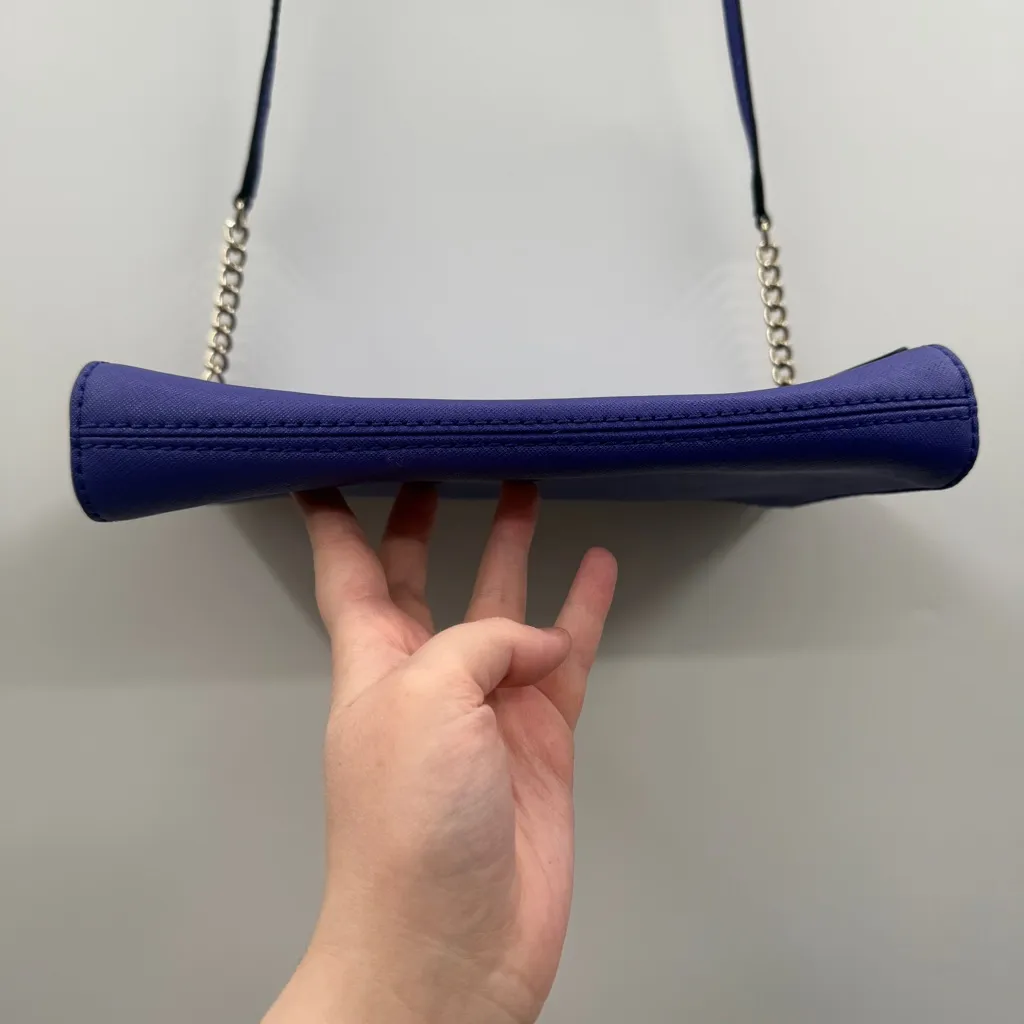 Kate Spade Charlotte Street Dody Crossbody‎ Bag in Blue Purple 7" H x 10" W - Image 7