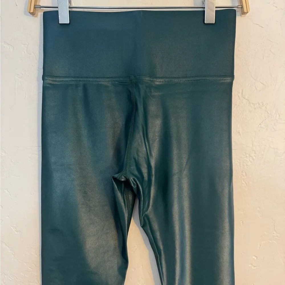 CARBON38 JADE GREEN SHINE LEGGINGS. SZ SMALL HIGH WAIST - Image 10