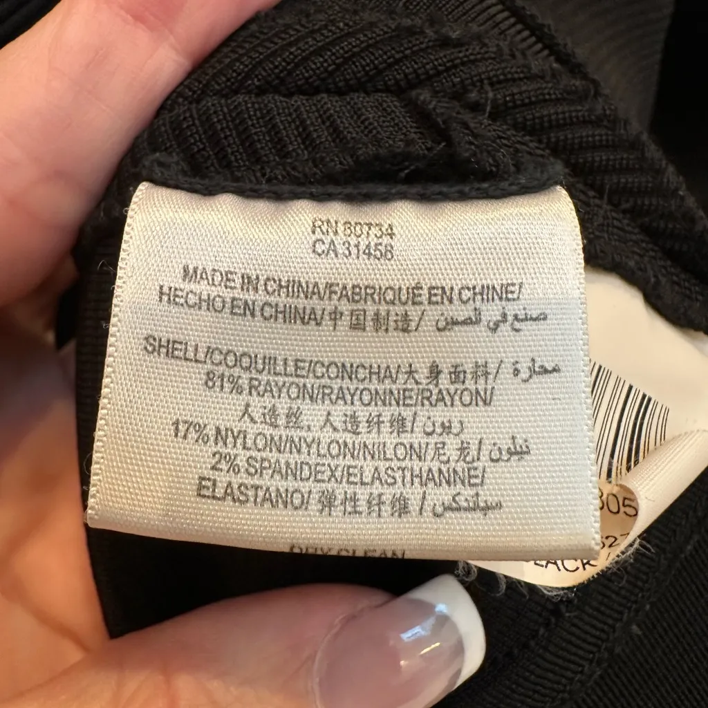 Vintage BCBGMAXAZRIA Max Azria Bondage Punk Goth Club Fitted Dress Size S - Image 9