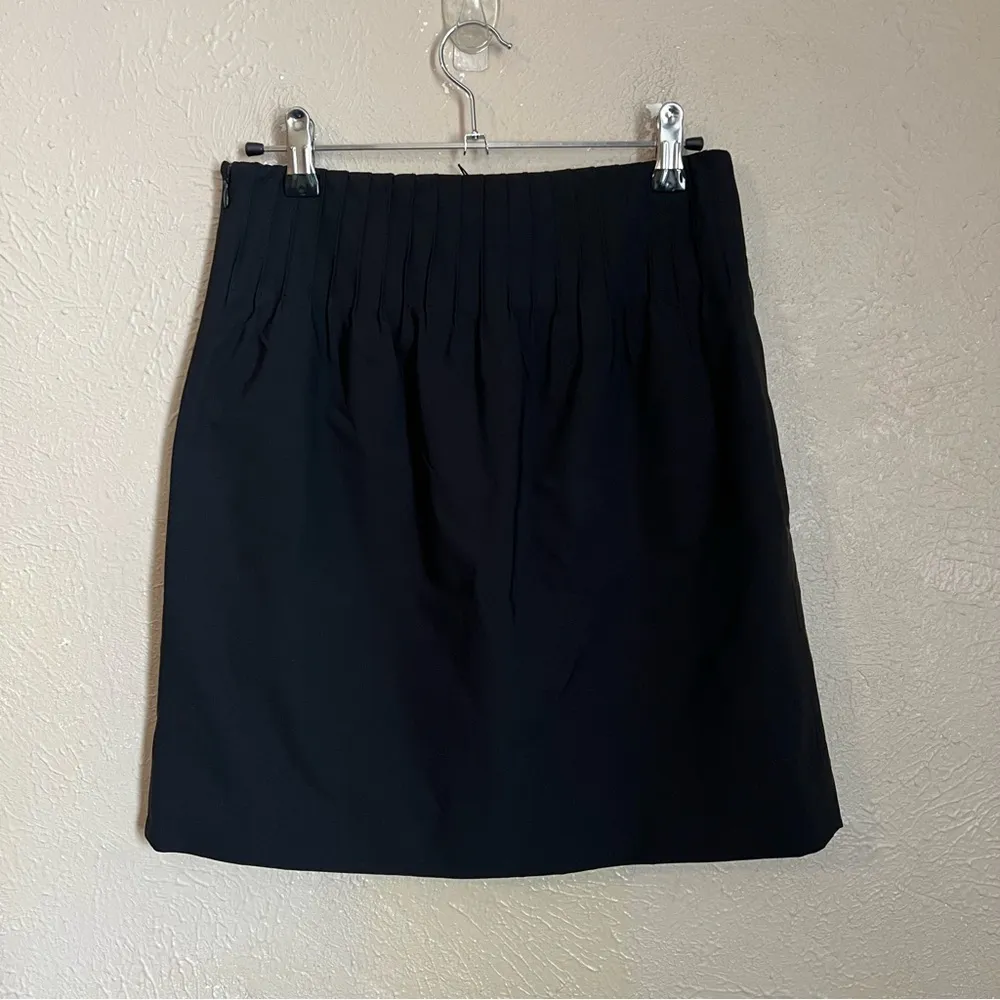NWT DVF Diane Von Furstenberg Seira Pintuck Skirt in Black 2 - Image 4