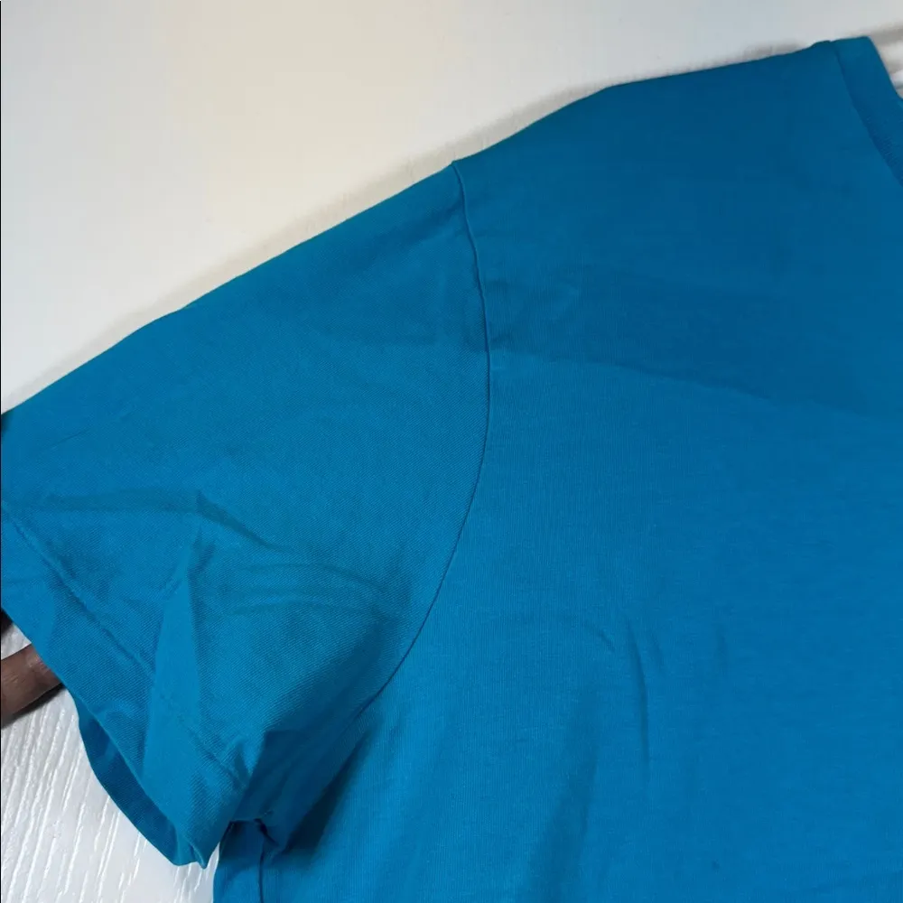 Polo Ralph Lauren Teal Turquoise Chest Horse Logo Shirt Size Large EUC #5843 - Image 2