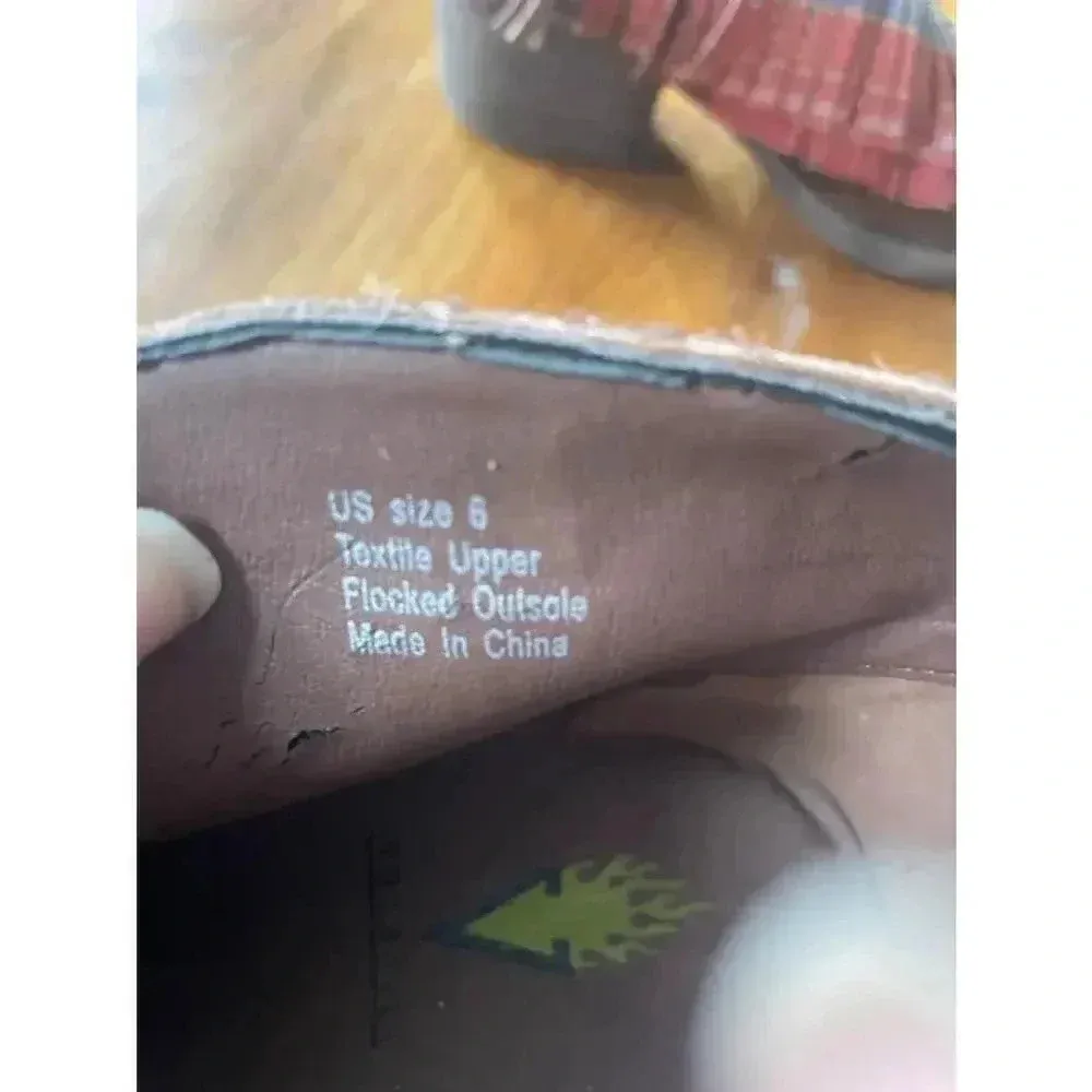 Women's Volatile Brown Suede Fringe Booties Size 6‎ Cowgirl Boots Western GUC! - Image 5