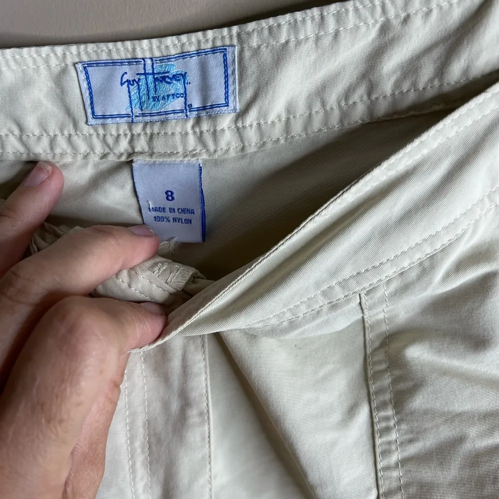 Guy Harvey by Aftco khaki board shorts size 8 - Image 2