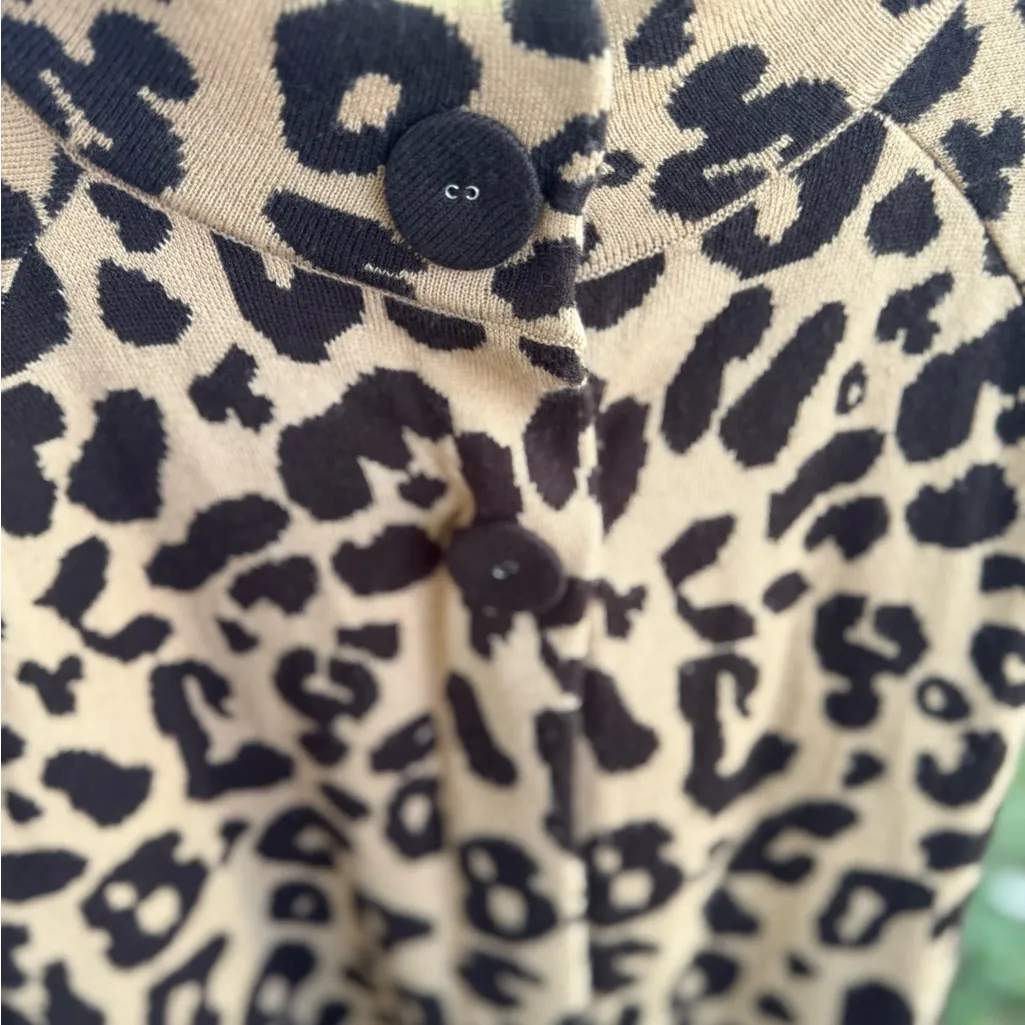 Isola Chocolate and Beige Knit Sweater - Image 2