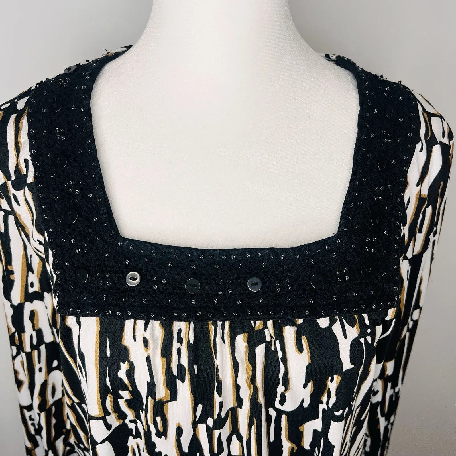 Requirements XL Polyester Top Seqiun Blouse Shirt - Image 2