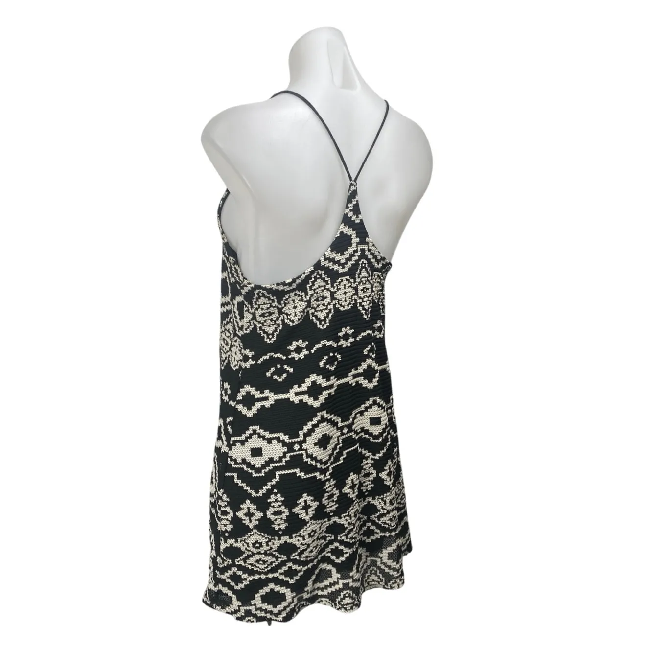 Urban Outfitters Staring at Stars Black Geometric Sleeveless Tank Mini Dress S - Image 2