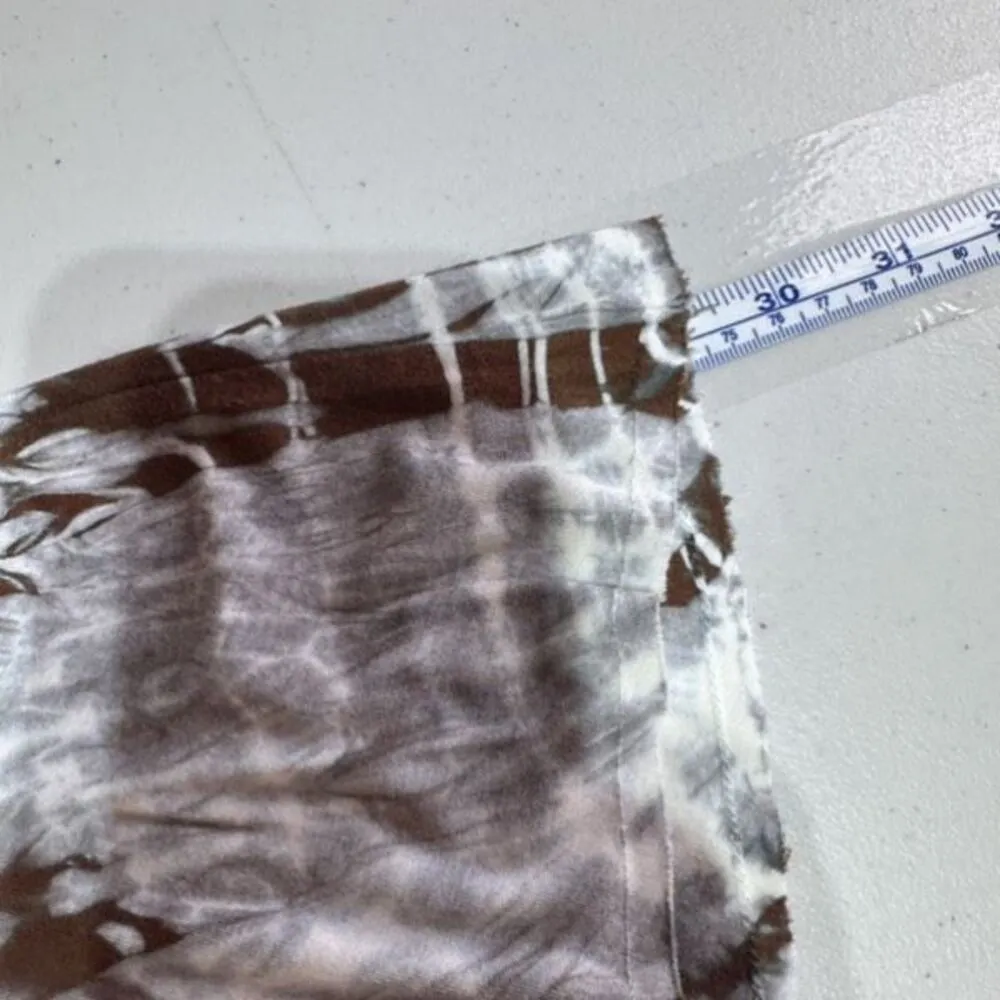 Three Dots Womens Tie Dye Stretch Pull On‎ A-Line Skirt Gray Brown Size Medium - Image 7