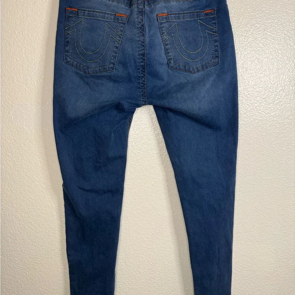 TRUE RELIGION DREAMCATCHER STELLA Mid RISE SKINNY Curvy JEANS 32. - Image 6