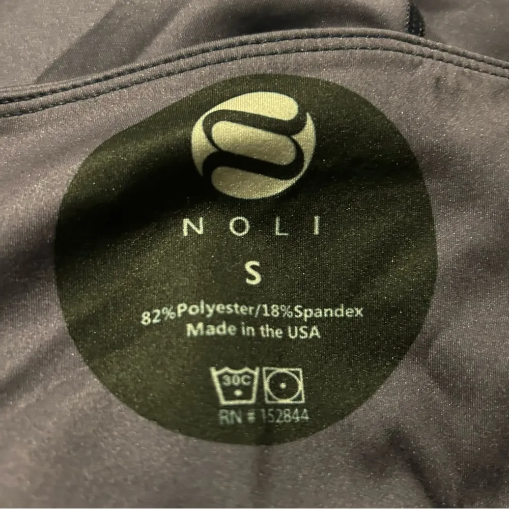 Grey Ombré Fade To Lower Leg Floral Accents Size Small Full Length Leggings - Image 5