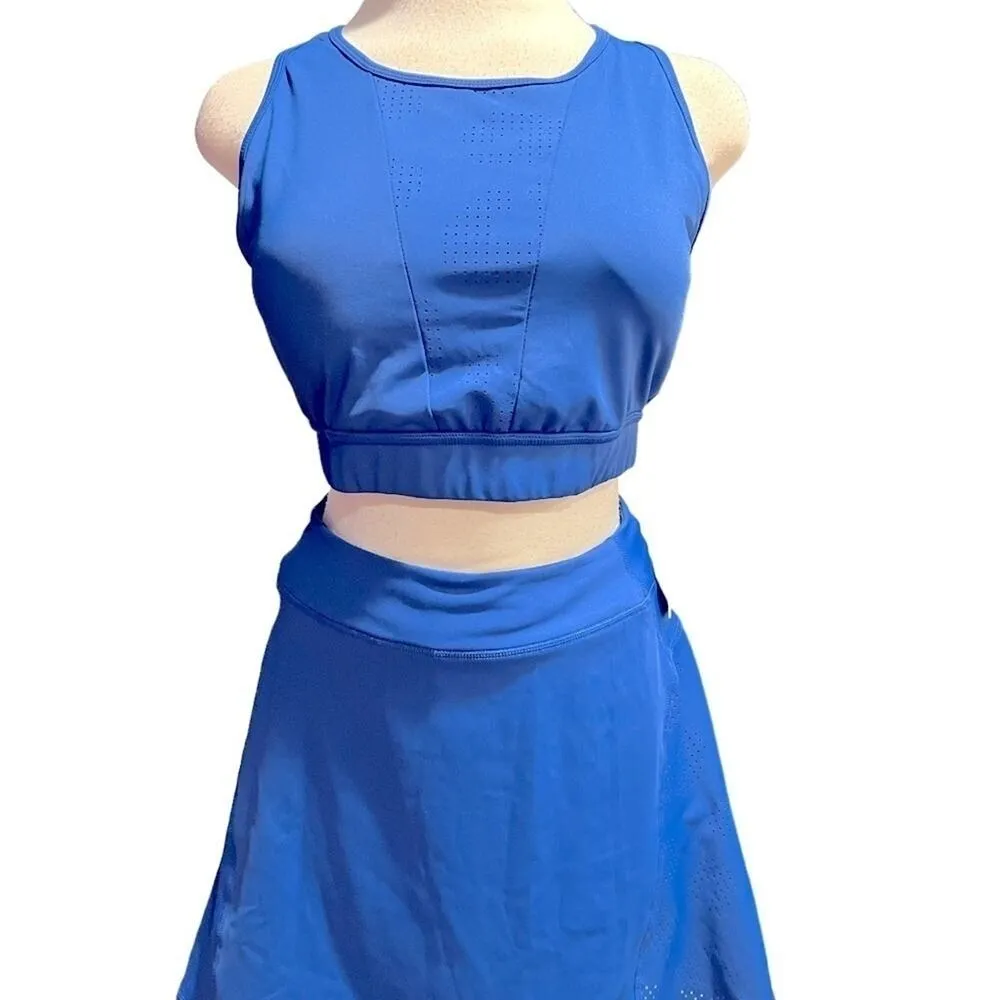 Sincerely Jules Athletic Top and Tennis Skirt Set in Blue Size L NWT Size L - Image 4