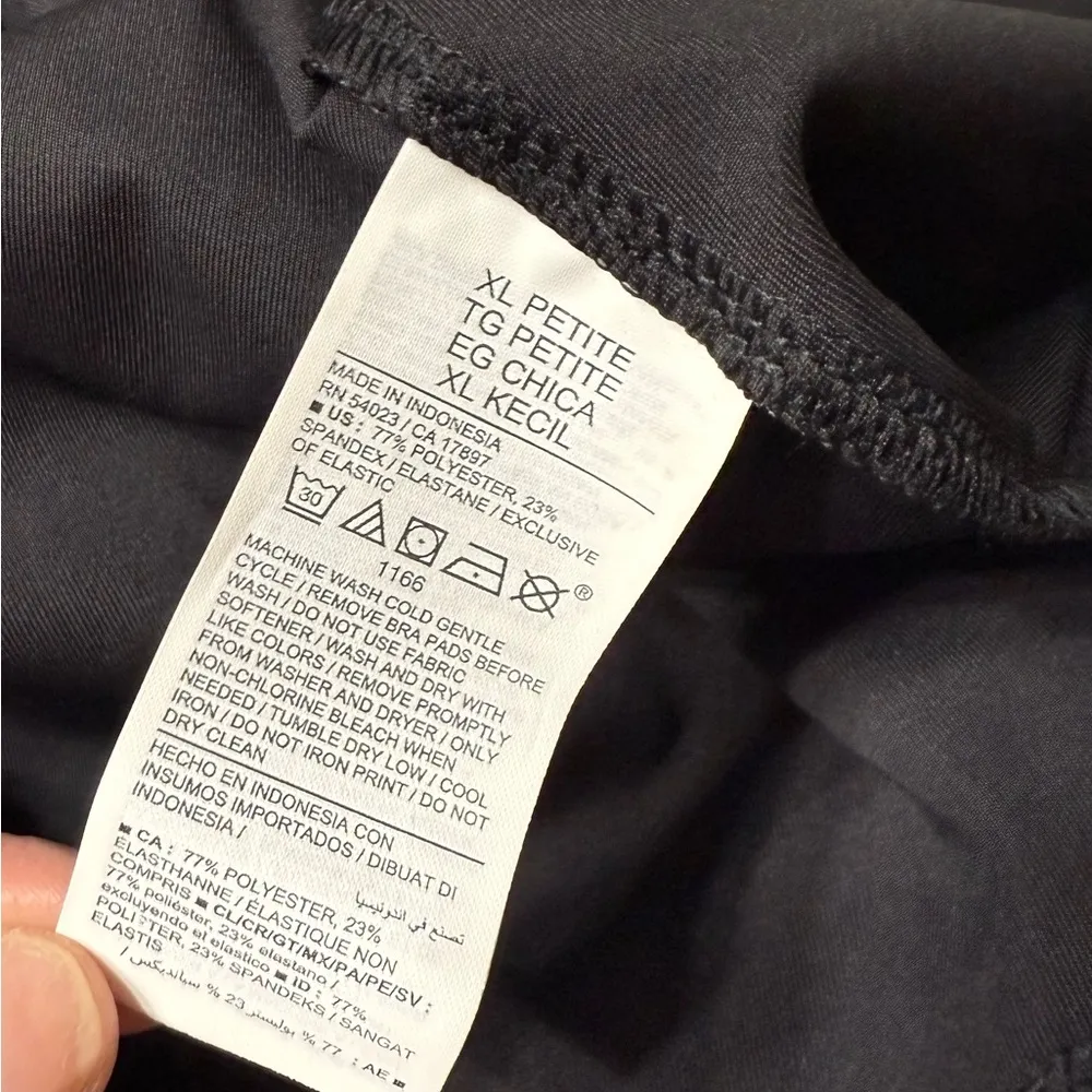 Old Navy power soft square neck Black athletic Dress - Image 5