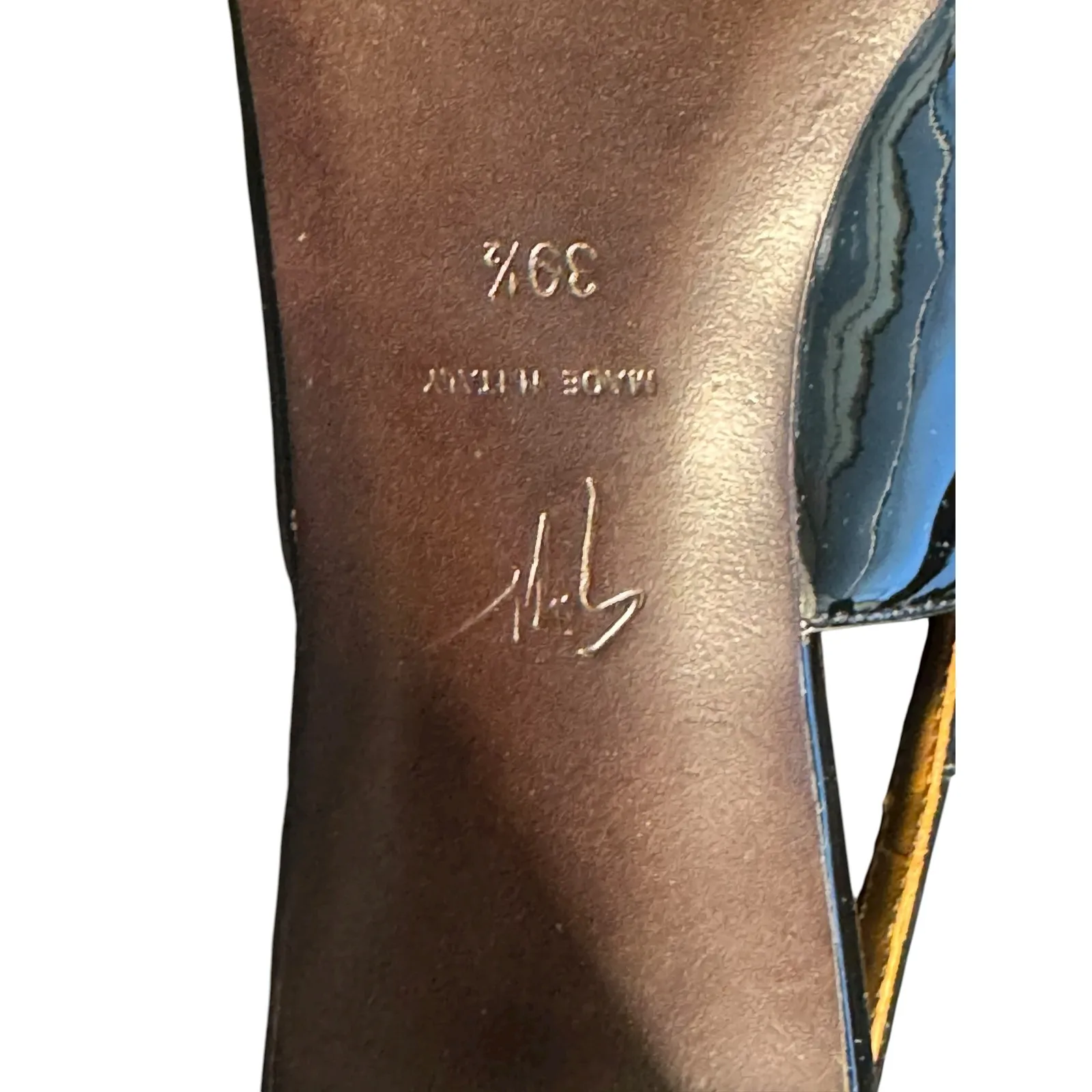 Giuseppe Zanotti NIB Brendha 45mm Pumps in Black Patent Leather Size 39.5 - Image 13