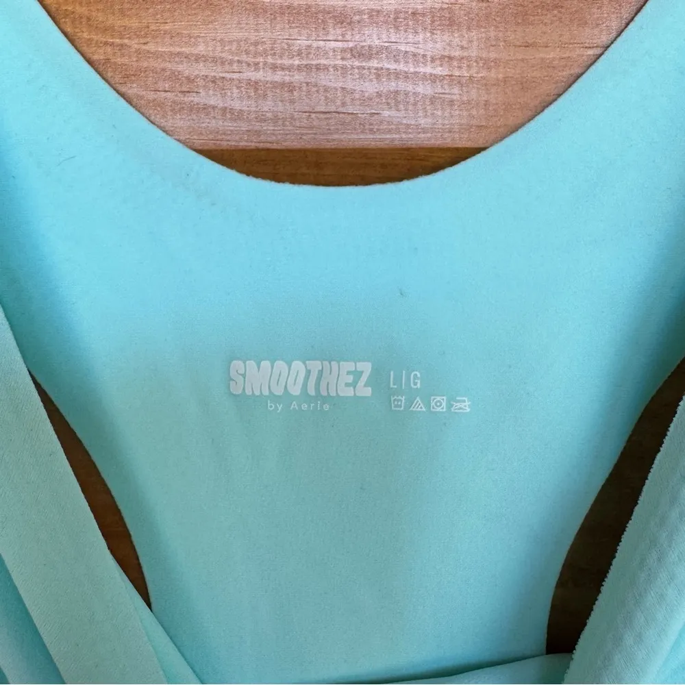 Smoothez by Aerie | Blue Body Suit with Racerback Design - Image 5