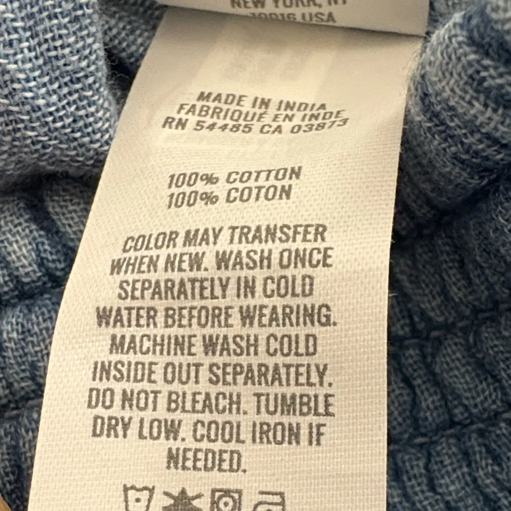 Aerie Gauzy High Waisted Pool Party Pant Slit Side Wide Leg Size M - Image 13