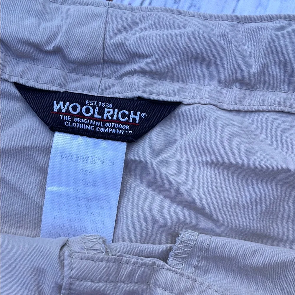 Woolrich Tan Cargo Shorts Relaxed Fit - Image 2