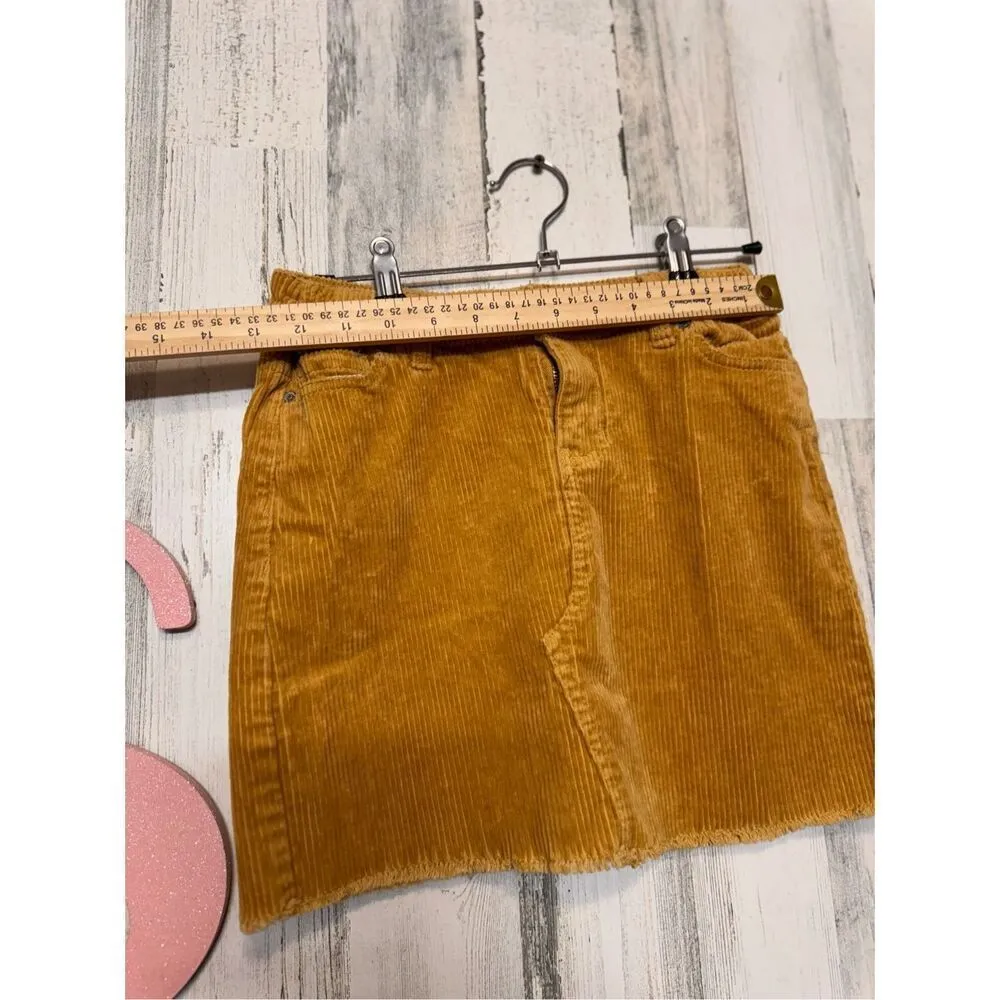 Blue spice velvet gold skirt size 0 - Image 7