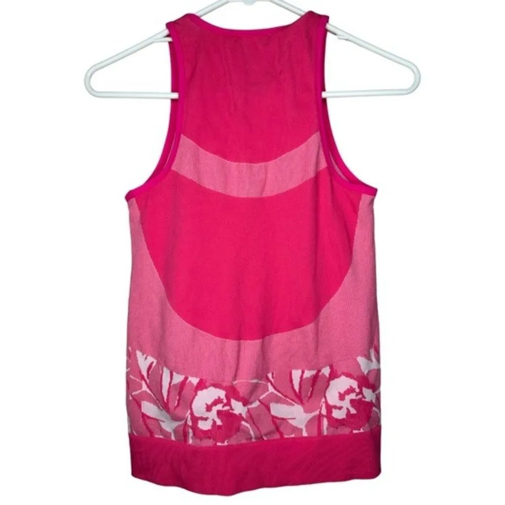 Adidas x Stella McCartney Pink Seamless Tank Top Small - Image 6