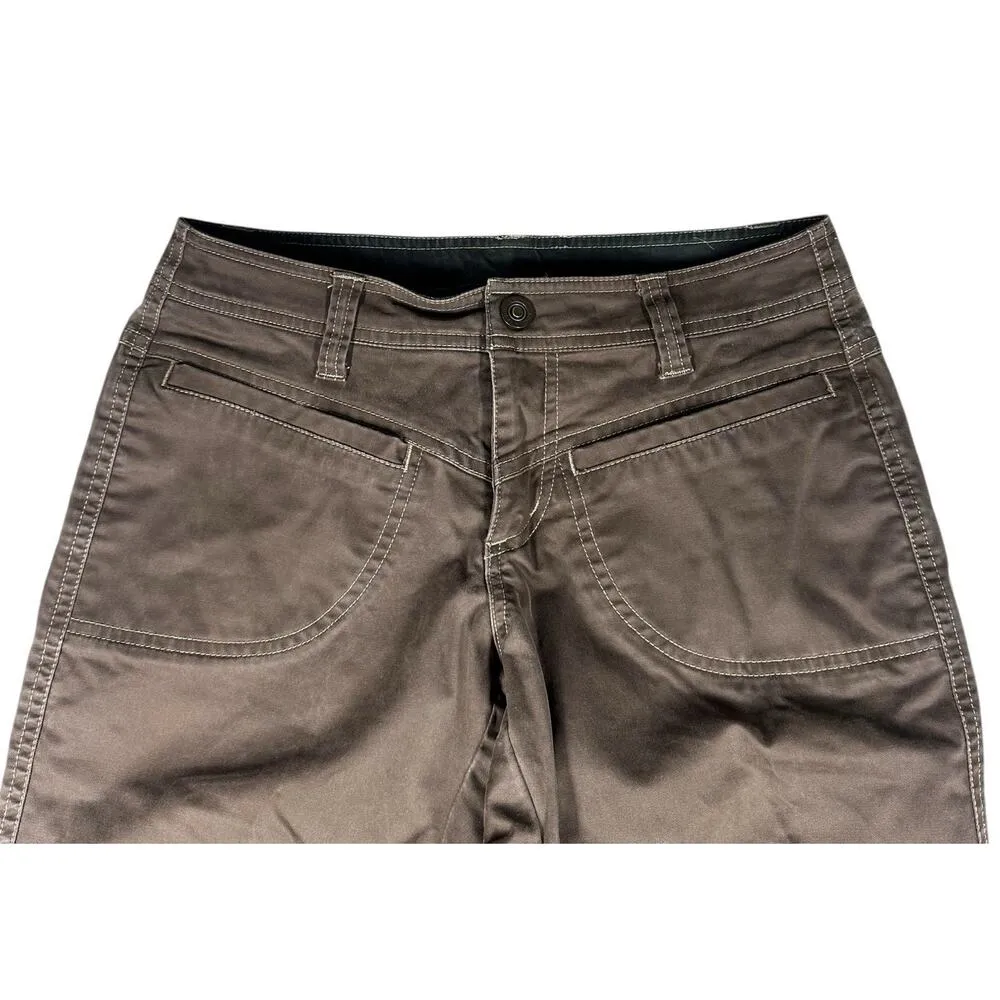 Kuhl Dulce Hiking Pants Womens 2 (28x31.5) Brown Cotton Blend Hiking Outdoors - Image 3