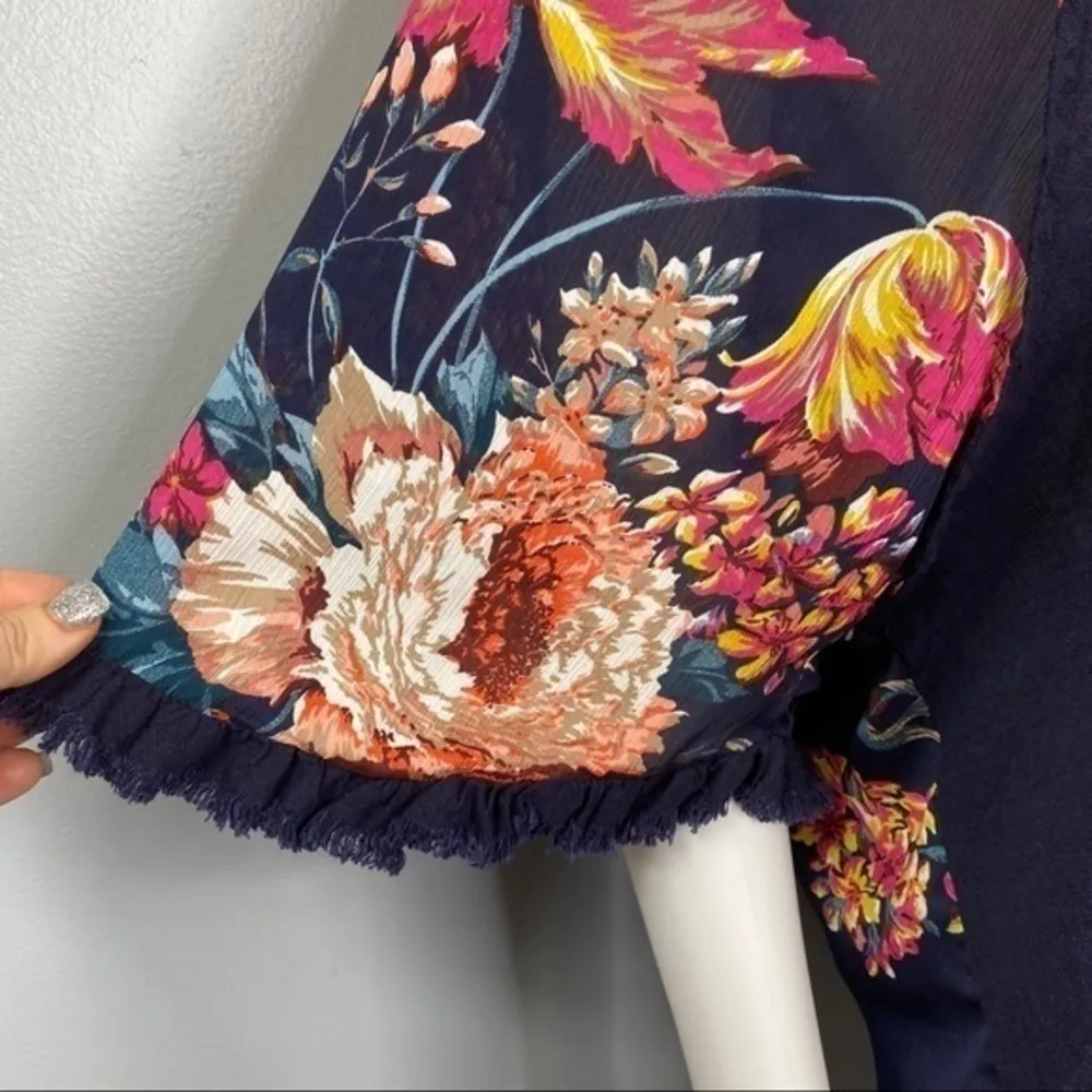 NEW Umgee Kimono W/Frayed Hem - Image 4