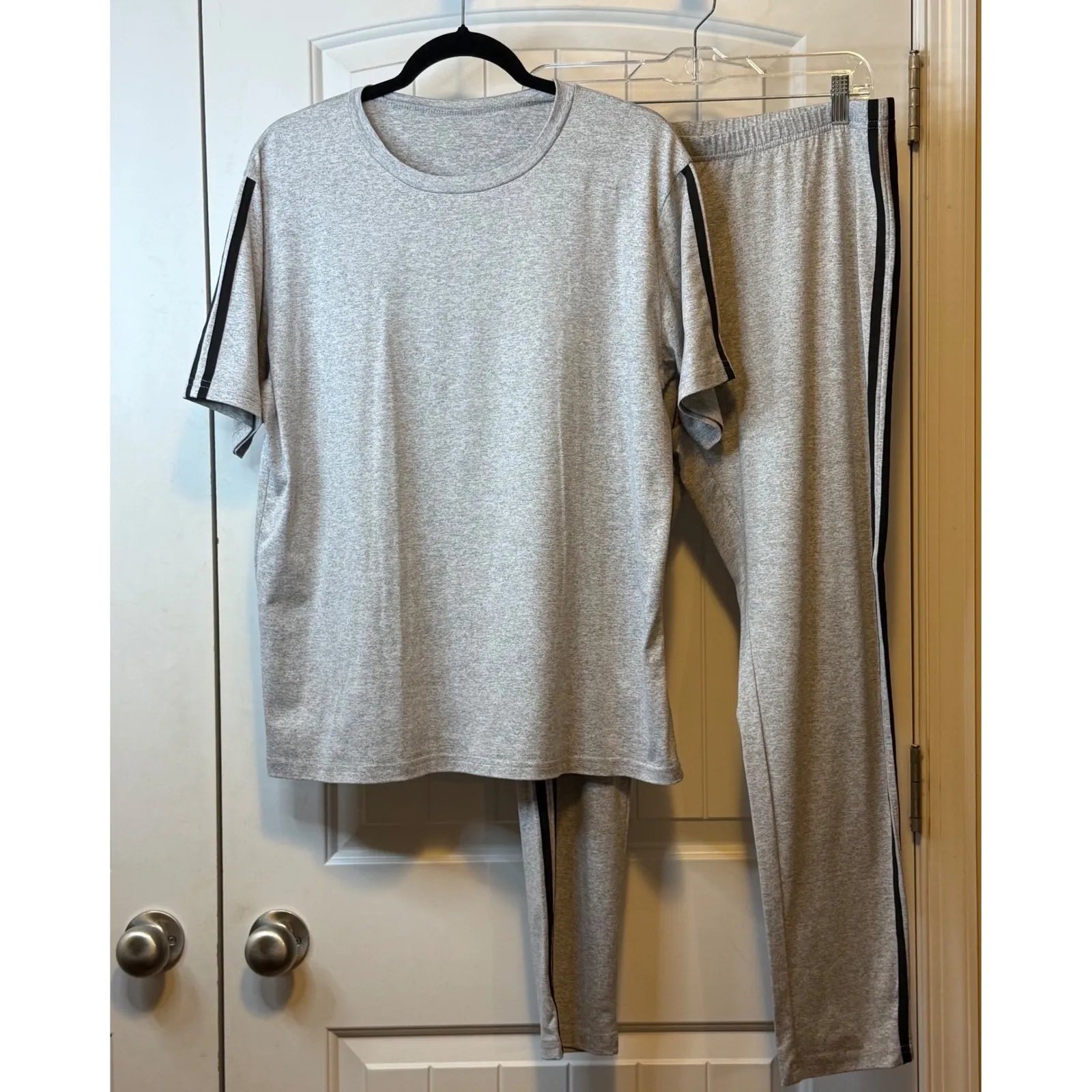 Shein 2X Heather Gray Lounge Set T - Image 4