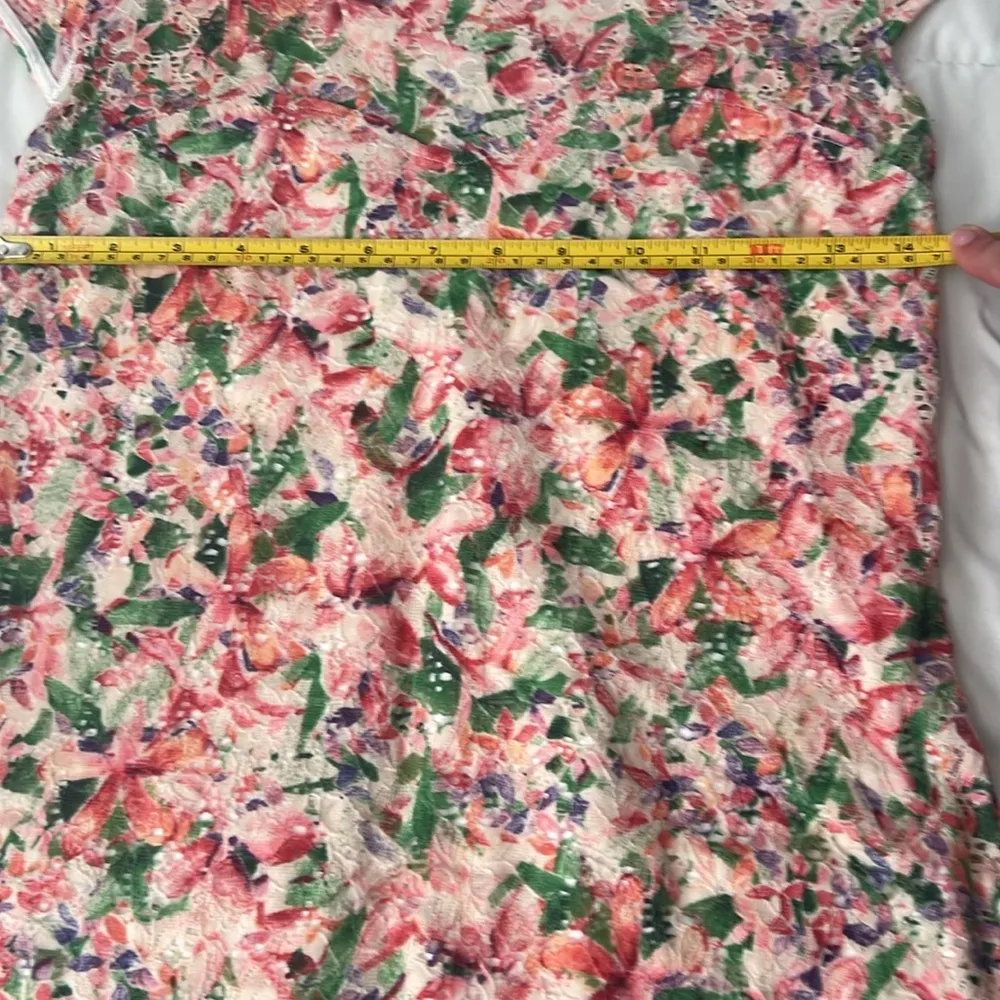 Free People Floral Print Dress with Bow Back - Image 6