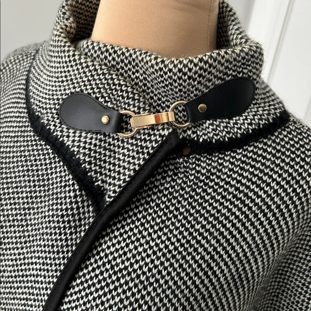 Cejon Bird’s Eye Riding Cape Black Size undefined - Image 7