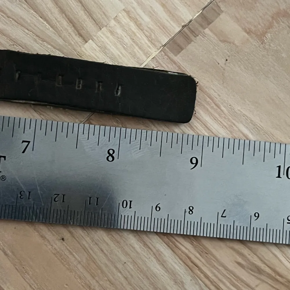 Fossil Ladies Watch Brown Leather Strap Square White Dial Stainless Accents - Image 13