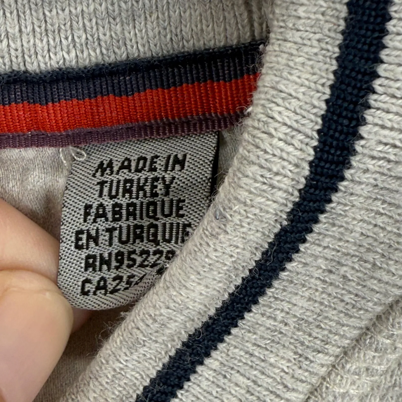 Ted Baker London Mens Crew Neck Long Sleeve Striped Pullover Sweater Sz 3 US‎ M - Image 5