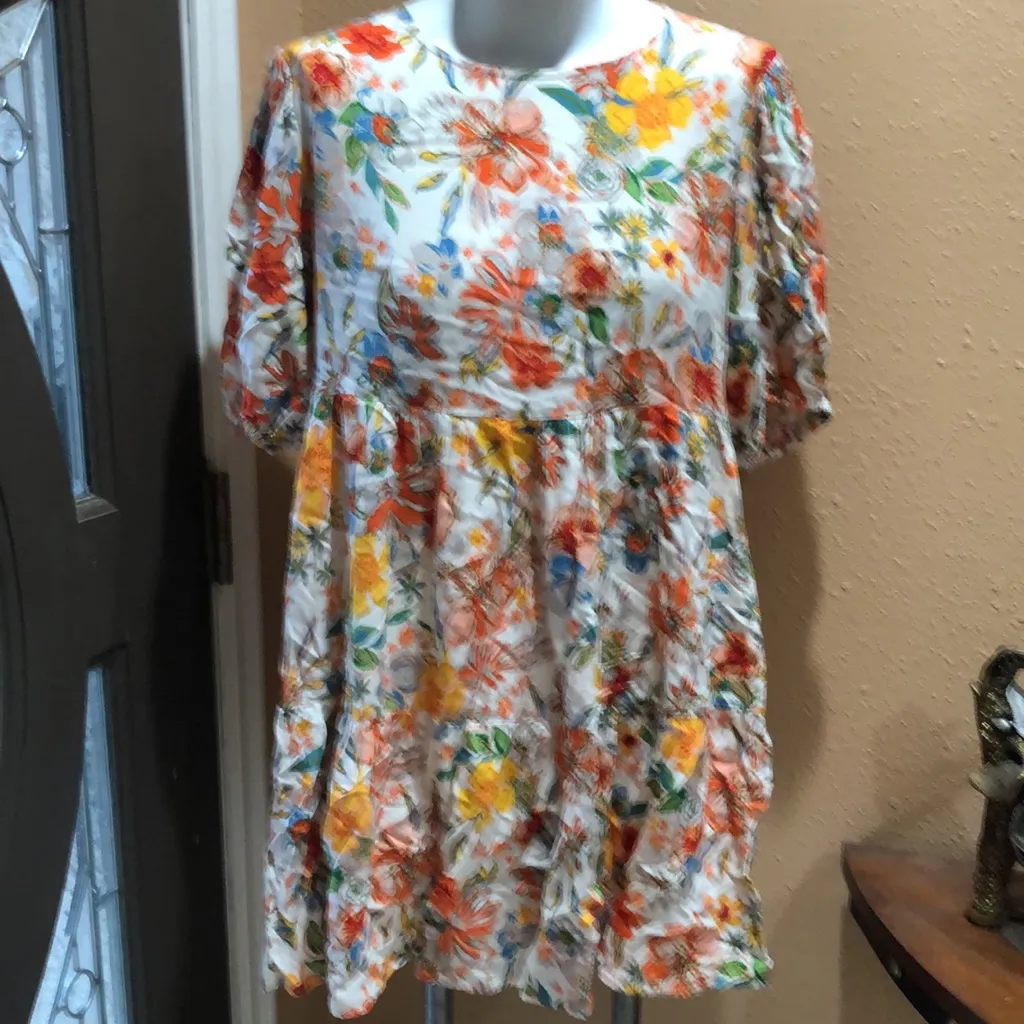 Free market by flying tomato floral baby doll dress - Image 4