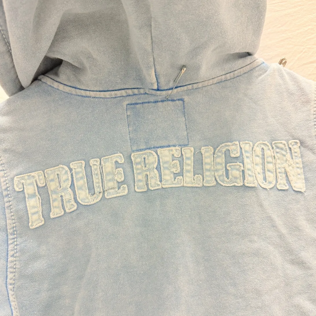 True Religion Streetwear‎ Paperclips One Single-Sleeve Sweater Rock Grunge Music - Image 4