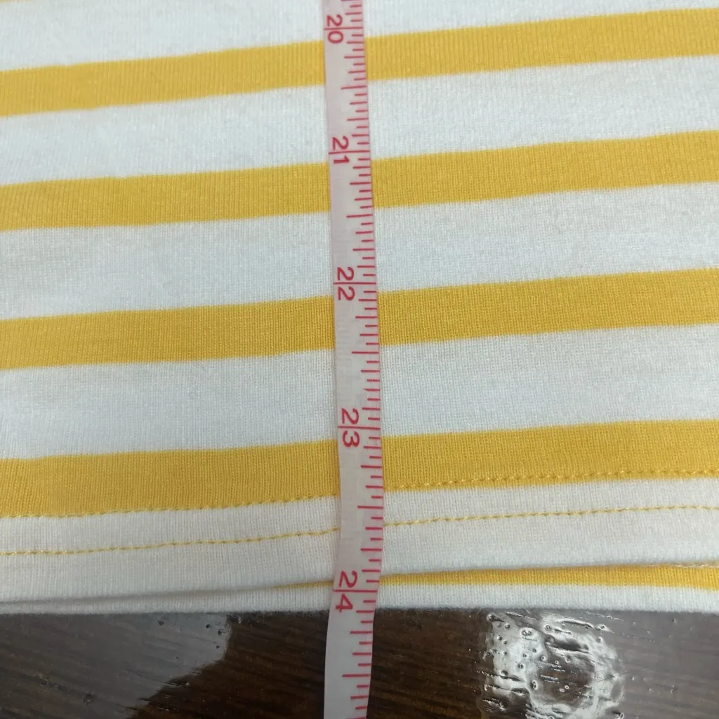 Pendleton Yellow and White Striped Short Sleeve Tee - Image 7