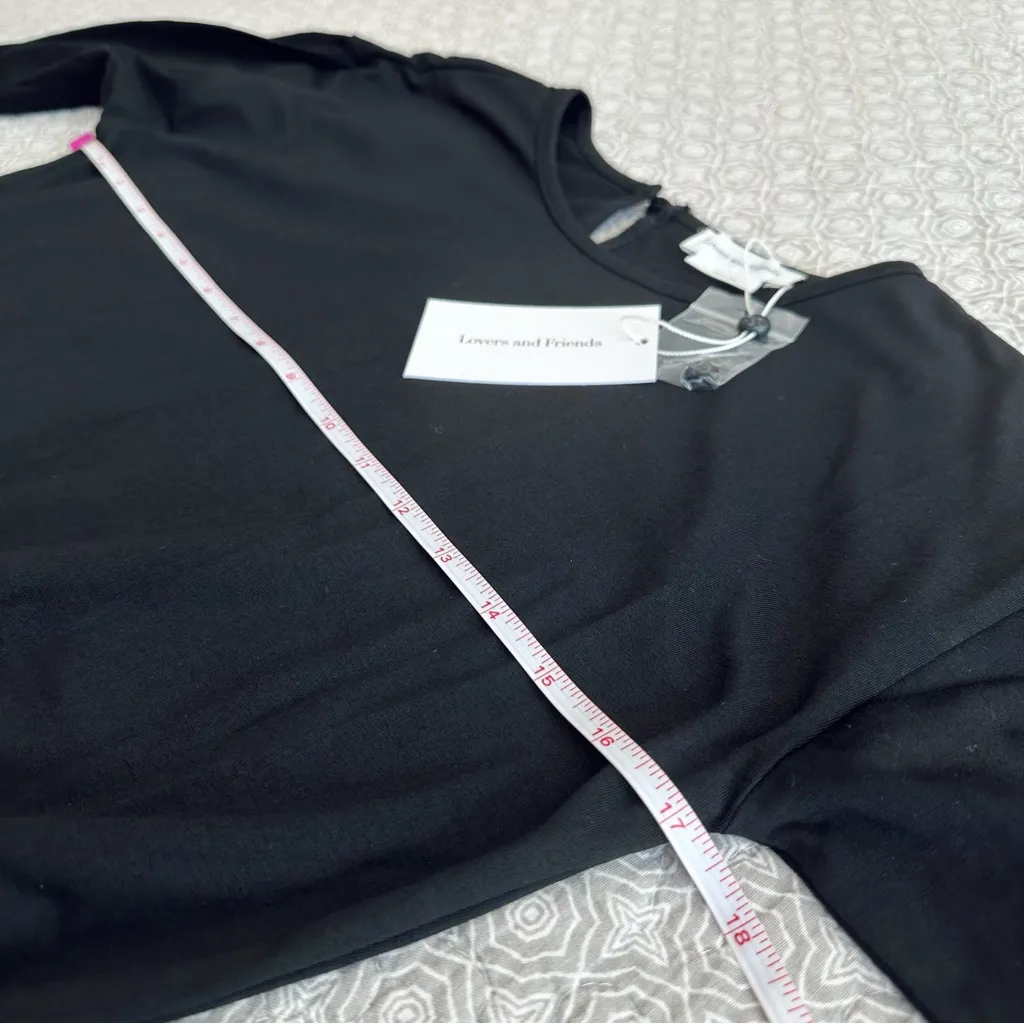 NEW! Lovers and Friends Vela Lounge Jumpsuit in Black Jersey Revolve Size S - Image 9