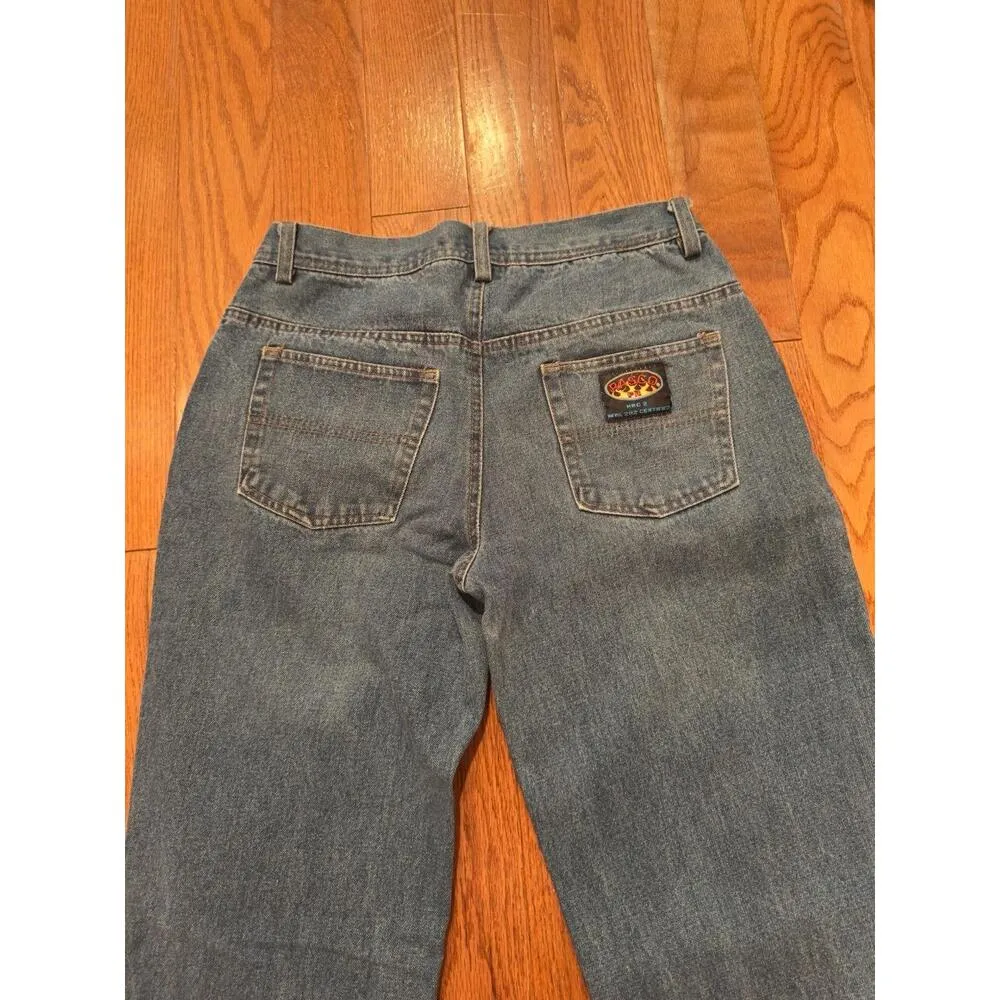 Rasco FR Item 038237CH Blue Denim Straight Leg Five Pocket Jeans Size 7S - Image 7