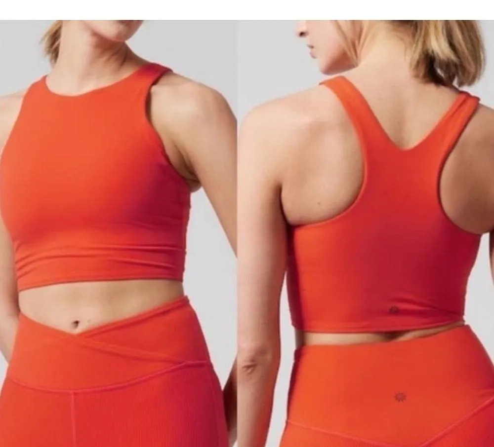 Aletha Conscious Crop A-C Cup Sports Top. Size Medium. - Image 10