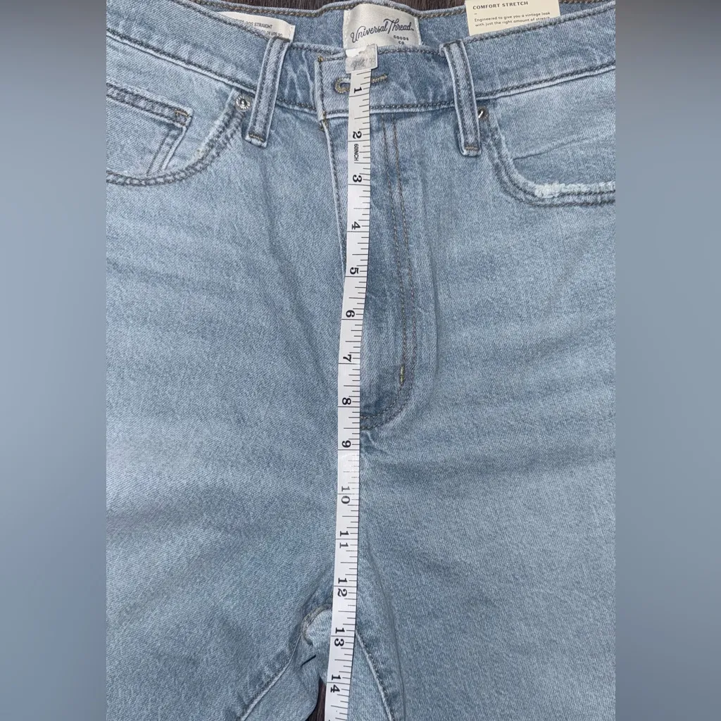 Universal Thread Women's Denim Straight Leg Jeans - Image 5