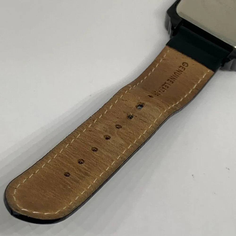 Express Crystals Black tone 35mm quartz analog watch Watch FMDEX1424 running - Image 9