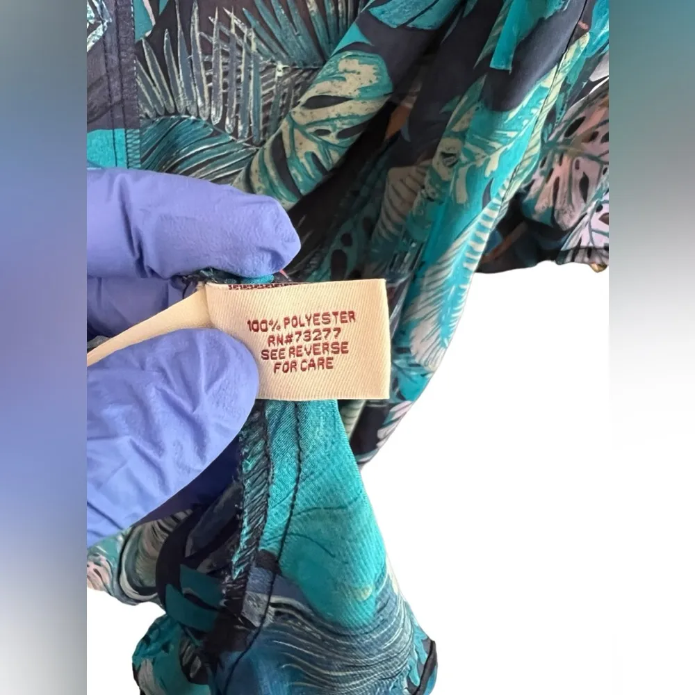 Mudd Tropical kimono cardigan women’s size medium - Image 6