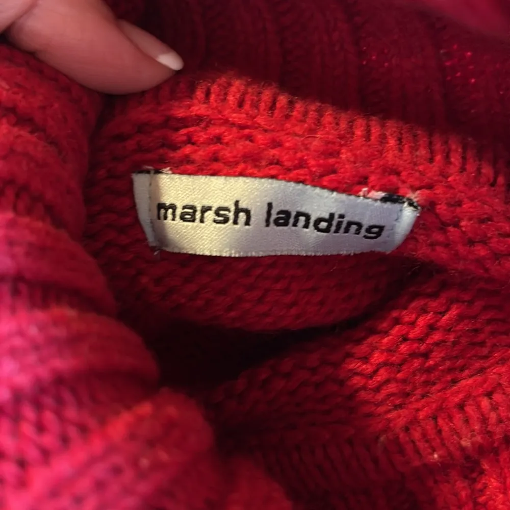 Marsh Landing Women's Striped Sweater, Wool Blend, Size Large - Image 4