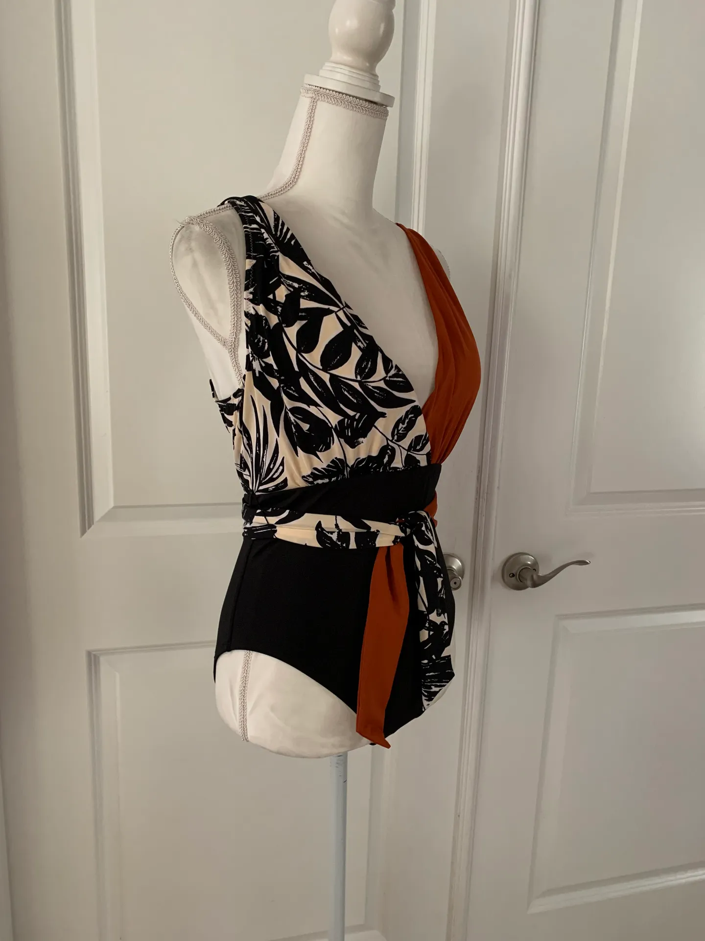 ANTHRO Sanctuary Tie-Front One-Piece Swimsuit - Image 9