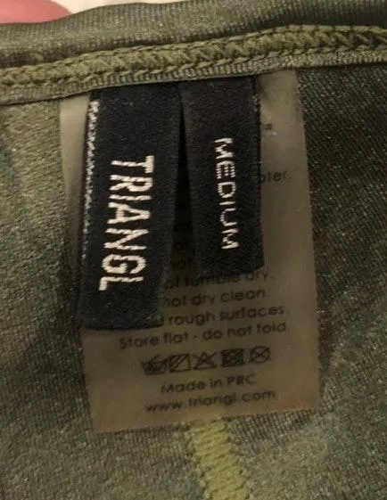 Triangl Olive/ Floral Bikini - Image 4