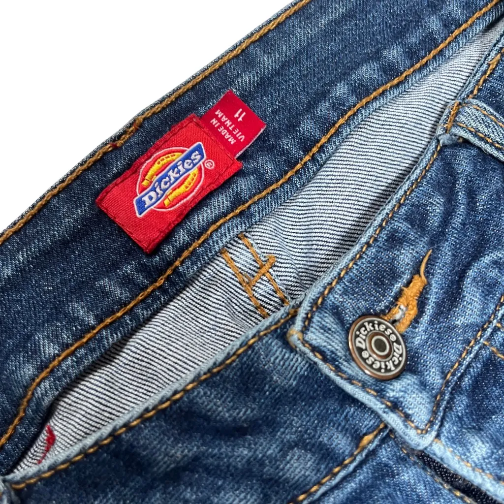 Dickies Women’s Jeans Size 11 Blue Denim - Image 6