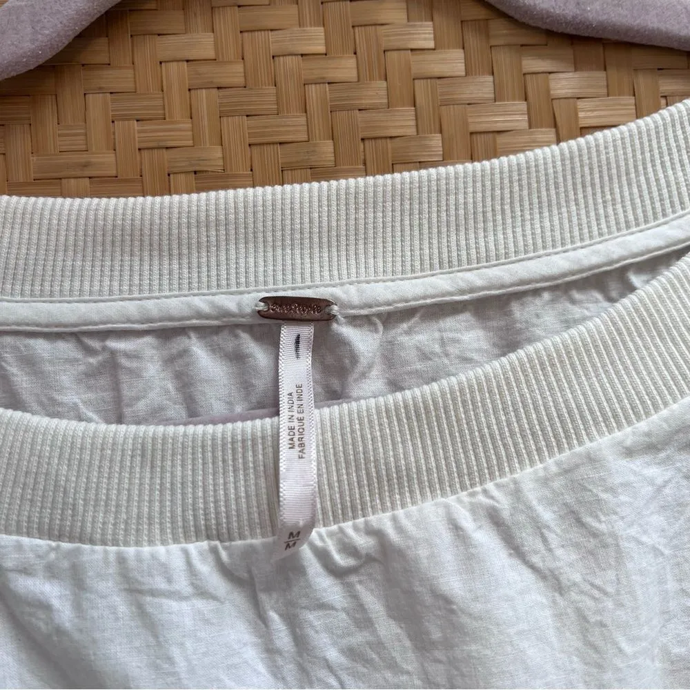 Free people white‎ cotton drop waist tunic dress - Image 2