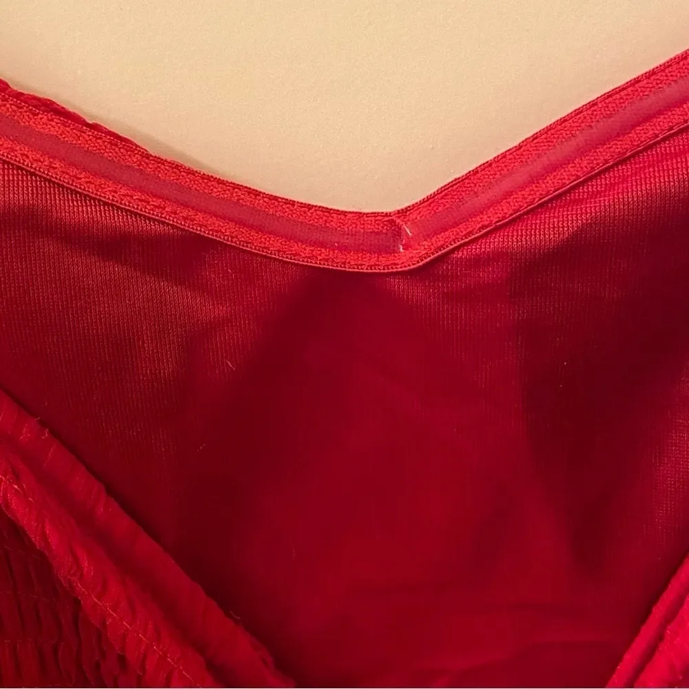 Candy Apple Red American Rag Ruffle Dress Size Extra Small - Image 7