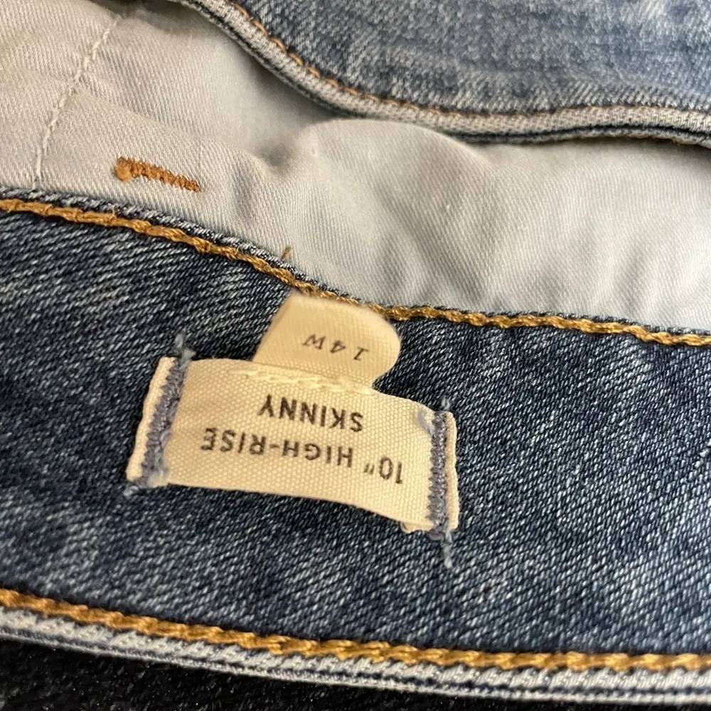 Madewell Blue 10” High Rise Skinny Jeans Classic Style - Image 5