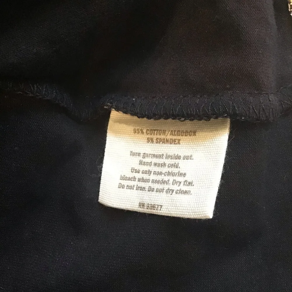 Decree black and gold stretch mini skirt. - Image 8