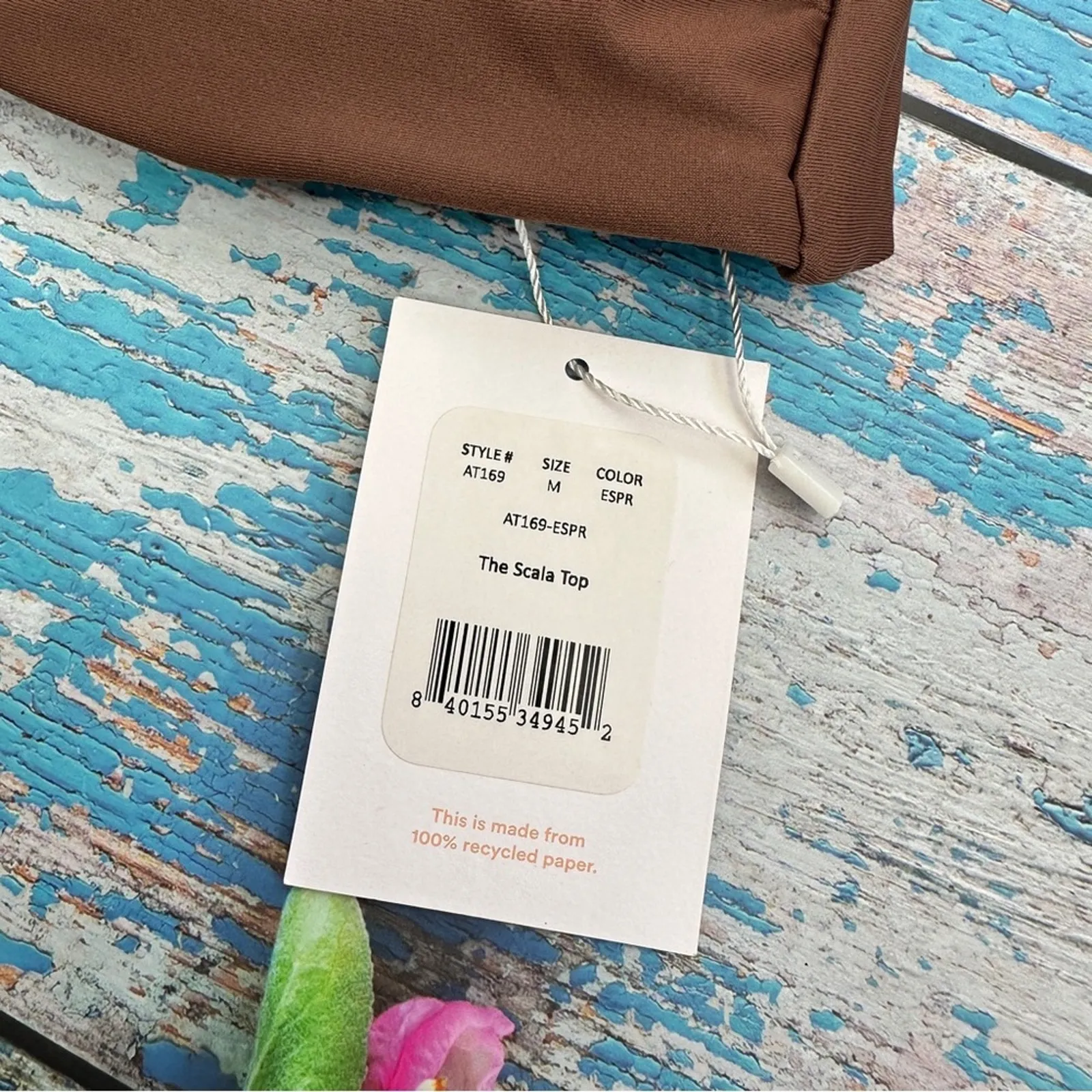 Andie Swim Size M Swim The Scala Bikini Top Coastal Neutral Minimalist Resort - Image 3