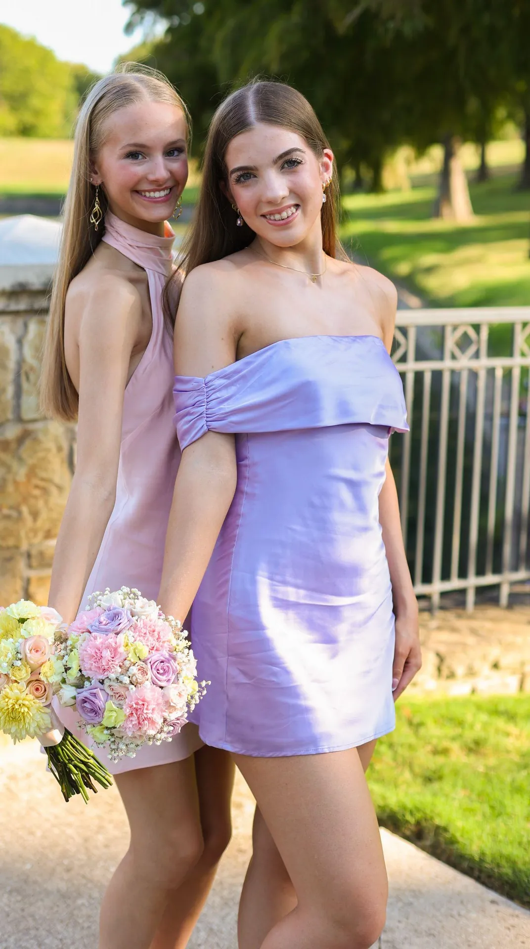 Beginning Boutique Purple Mini Dress Satin - Image 4