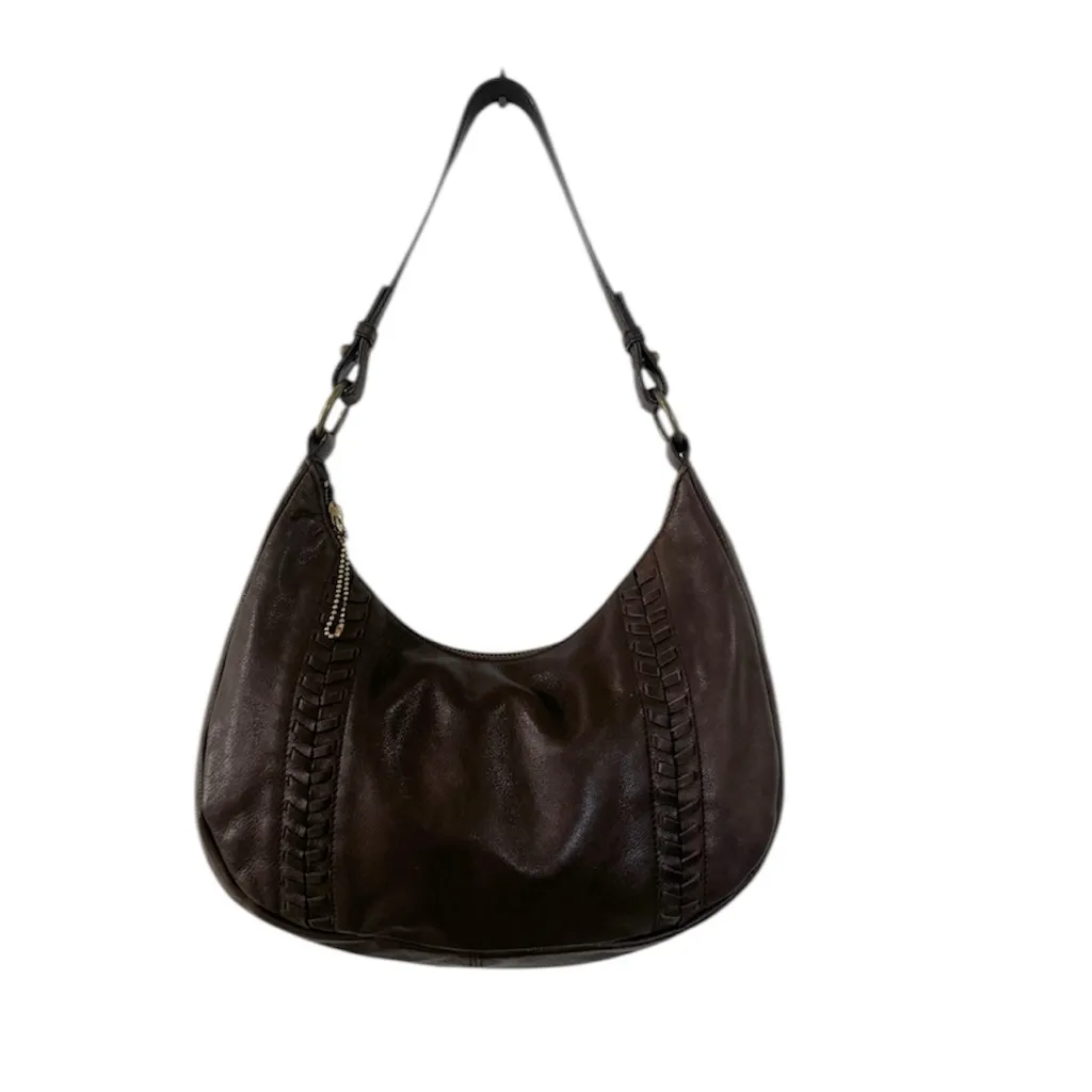 Ralph Lauren brown leather Y2K shoulder bag - Image 2